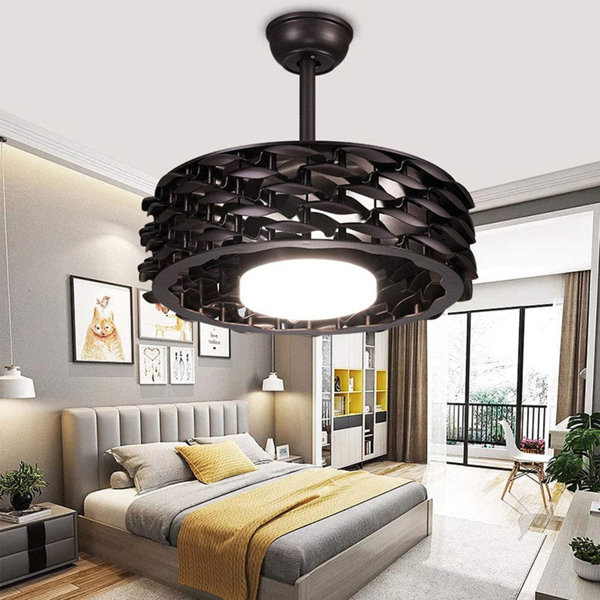 Brayden Studio® Eastlake LED Bladeless Ceiling Fan with Remote Control